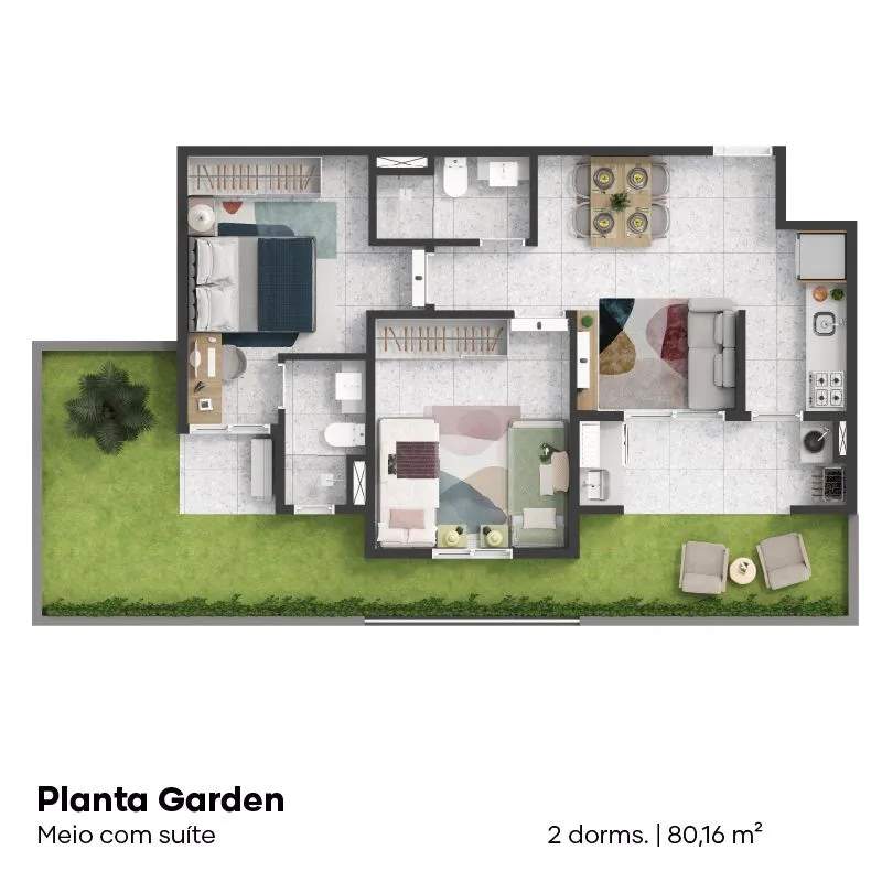 Apartamento, 2 quartos, 51 m² - Foto 16