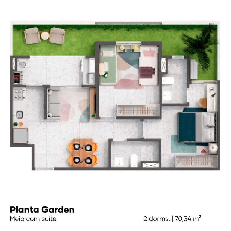 Apartamento, 2 quartos, 51 m² - Foto 17